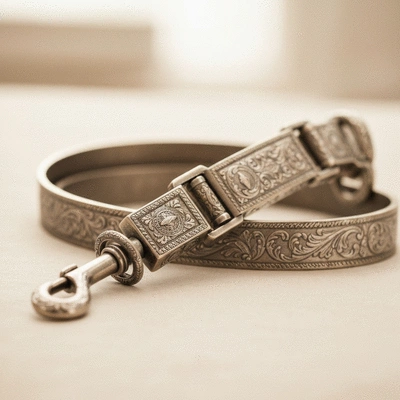 Various premium dog grooming products neatly arranged